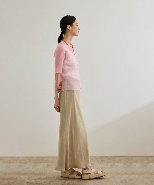 ROPE' / ロペ ニット・セーター | 【洗える】【WEB・一部店舗限定】シアーリブＶネックポロニット | 詳細4