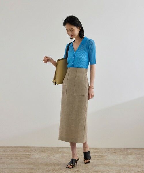 ROPE' / ロペ ニット・セーター | 【洗える】【WEB・一部店舗限定】シアーリブＶネックポロニット | 詳細5