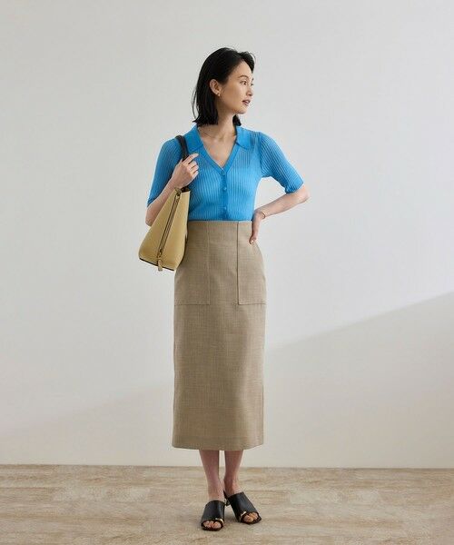 ROPE' / ロペ ニット・セーター | 【洗える】【WEB・一部店舗限定】シアーリブＶネックポロニット | 詳細6