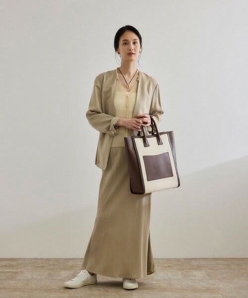 ROPE' / ロペ ニット・セーター | 【洗える】【WEB・一部店舗限定】シアーリブＶネックポロニット | 詳細9