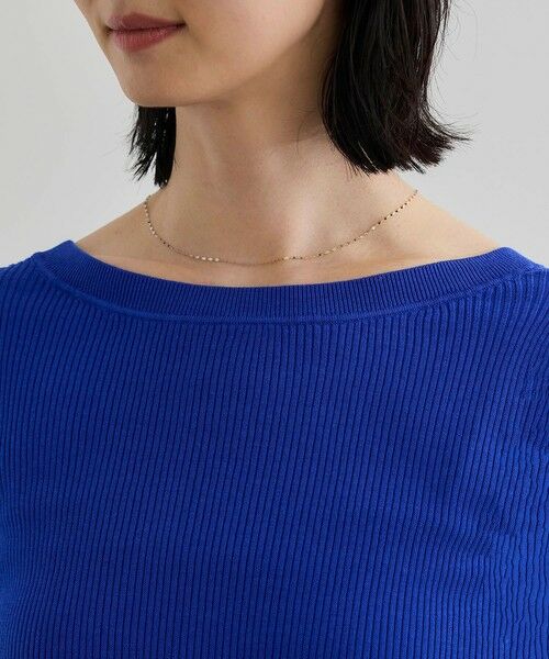 ROPE' / ロペ ニット・セーター | 【洗える】【WEB・一部店舗限定】前後2WAYボートネックリブ5分袖ニット | 詳細20