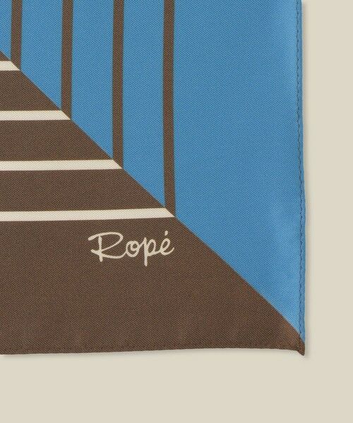 ROPE' / ロペ バンダナ・スカーフ | ストライプパターンシルクスカーフ | 詳細6