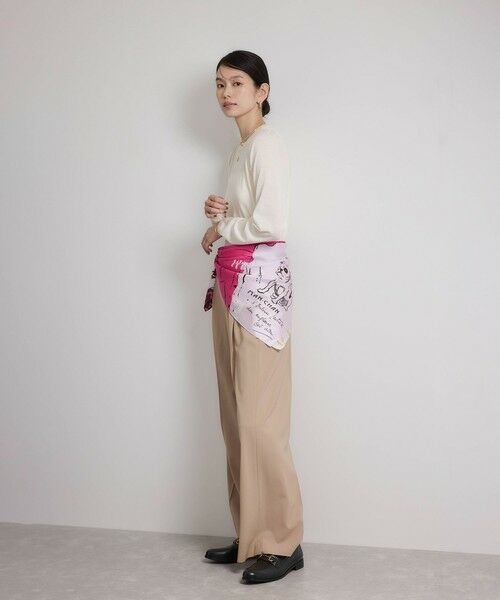 ROPE' / ロペ バンダナ・スカーフ | ロートレックグラフィカル シルクスカーフ/Lサイズ | 詳細14