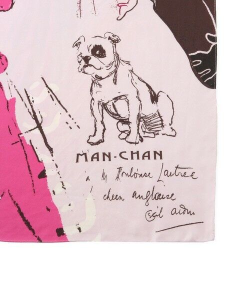 ROPE' / ロペ バンダナ・スカーフ | ロートレックグラフィカル シルクスカーフ/Lサイズ | 詳細18