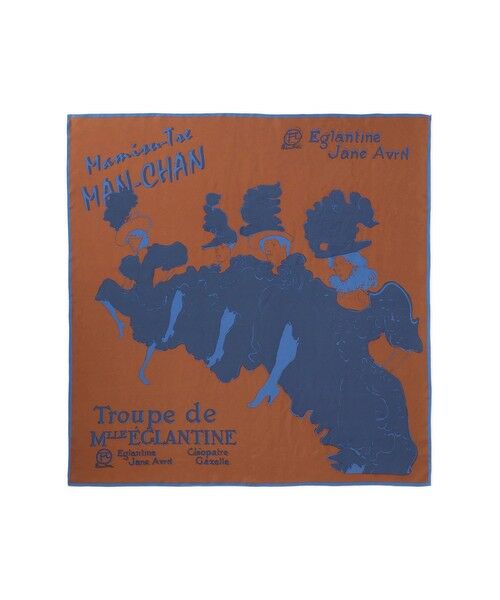 ROPE' / ロペ バンダナ・スカーフ | ロートレックグラフィカル シルクスカーフ/Lサイズ | 詳細21