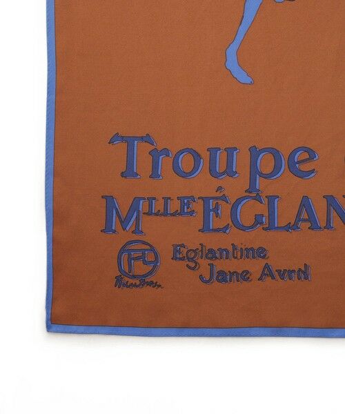 ROPE' / ロペ バンダナ・スカーフ | ロートレックグラフィカル シルクスカーフ/Lサイズ | 詳細22