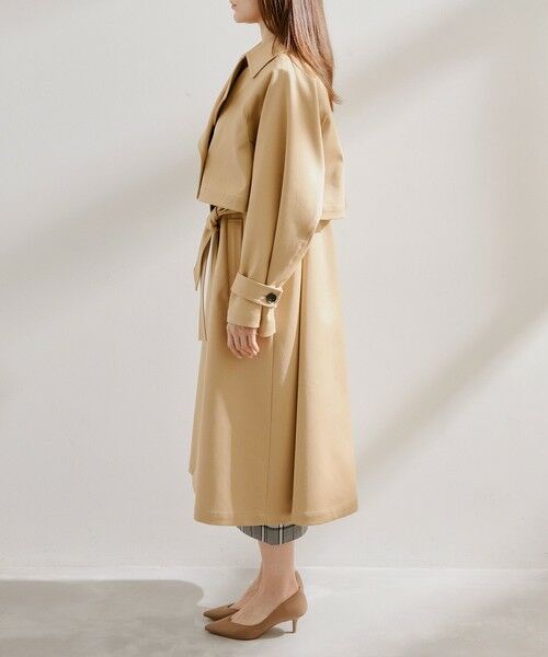 ROPE' / ロペ トレンチコート | 3WAYダブルクロストレンチコート/ショートトレンチ・ロングジレ・トレンチ | 詳細10