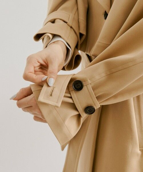 ROPE' / ロペ トレンチコート | 3WAYダブルクロストレンチコート/ショートトレンチ・ロングジレ・トレンチ | 詳細15