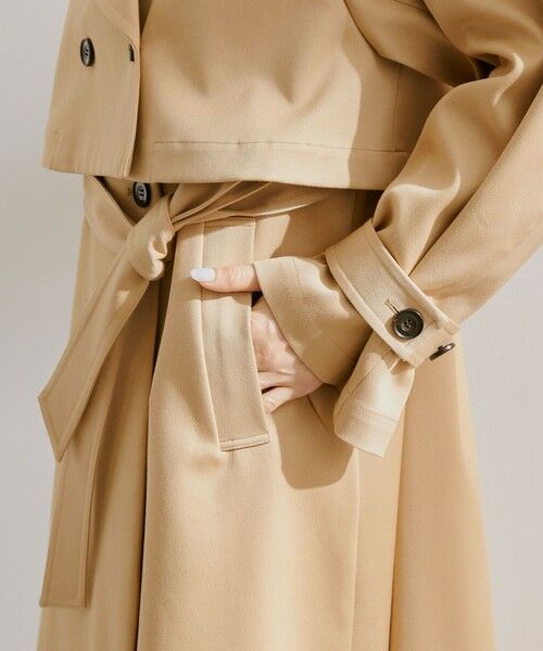 ROPE' / ロペ トレンチコート | 3WAYダブルクロストレンチコート/ショートトレンチ・ロングジレ・トレンチ | 詳細16