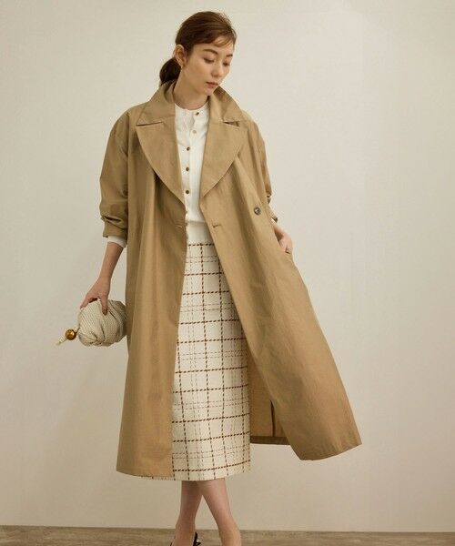 ROPE' / ロペ トレンチコート | 【軽量】コットンポプリン スプリングコート | 詳細10