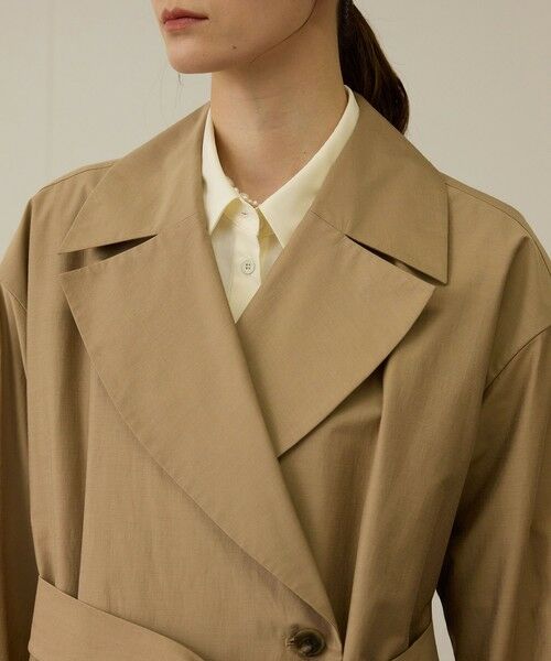 ROPE' / ロペ トレンチコート | 【軽量】コットンポプリン スプリングコート | 詳細20