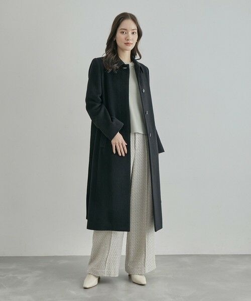 ROPE' / ロペ ステンカラーコート | BELLANDI SURI ALPACAシャギーコート | 詳細2