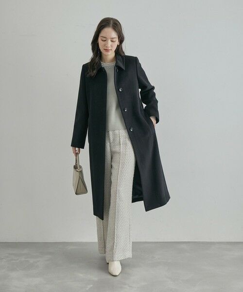 ROPE' / ロペ ステンカラーコート | BELLANDI SURI ALPACAシャギーコート | 詳細24