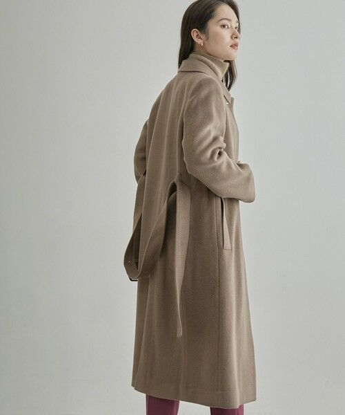 ROPE' / ロペ ステンカラーコート | BELLANDI SURI ALPACAシャギーコート | 詳細26