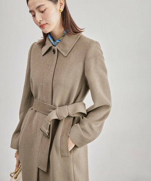 ROPE' / ロペ ステンカラーコート | BELLANDI SURI ALPACAシャギーコート | 詳細27