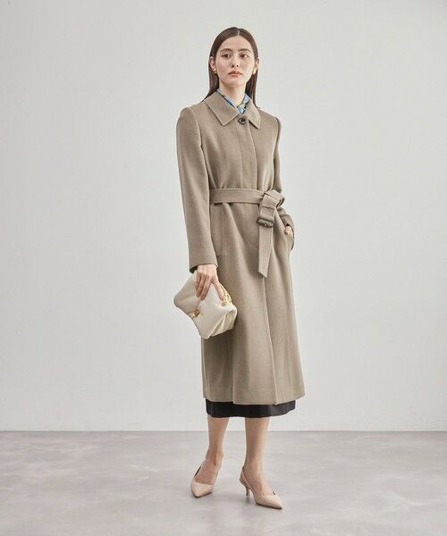 ROPE' / ロペ ステンカラーコート | BELLANDI SURI ALPACAシャギーコート | 詳細28