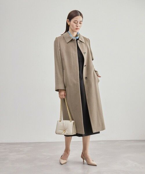 ROPE' / ロペ ステンカラーコート | BELLANDI SURI ALPACAシャギーコート | 詳細6