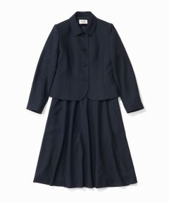 ROPE' / ロペ セットアップ | 【J'aDoRe・店舗限定】【理英会監修】ウールクレープステンカラージャケット＆フレアワンピース 2点セット