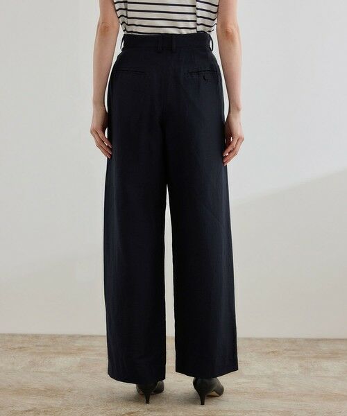 ROPE' / ロペ その他パンツ | 【洗える】ビスコースリネン スラブスリータックパンツ/一部セットアップ可能 | 詳細12
