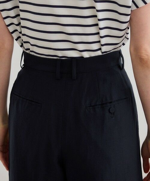ROPE' / ロペ その他パンツ | 【洗える】ビスコースリネン スラブスリータックパンツ/一部セットアップ可能 | 詳細13