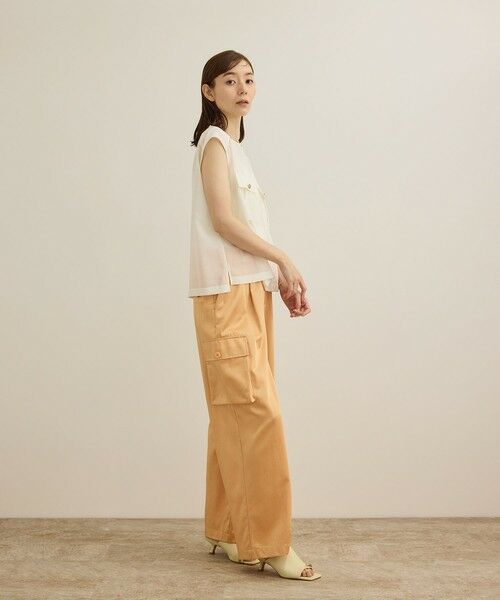 ROPE' / ロペ カーゴパンツ | 【洗える】シャイニーサテンパンツ/一部セットアップ対応 | 詳細30