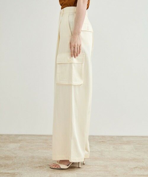 ROPE' / ロペ カーゴパンツ | 【洗える】シャイニーサテンパンツ/一部セットアップ対応 | 詳細9