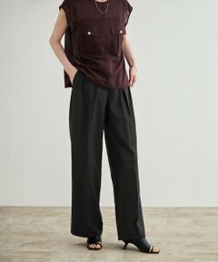 ROPE' / ロペ その他パンツ | 【撥水】ウールタックトラウザーパンツ【雑誌掲載】