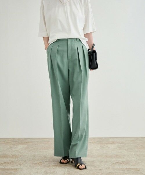 ROPE' / ロペ その他パンツ | 【撥水】ウールタックトラウザーパンツ【雑誌掲載】 | 詳細11