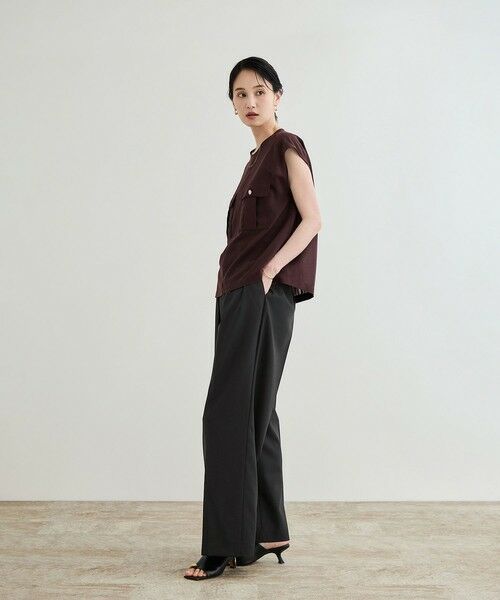 ROPE' / ロペ その他パンツ | 【撥水】ウールタックトラウザーパンツ【雑誌掲載】 | 詳細14