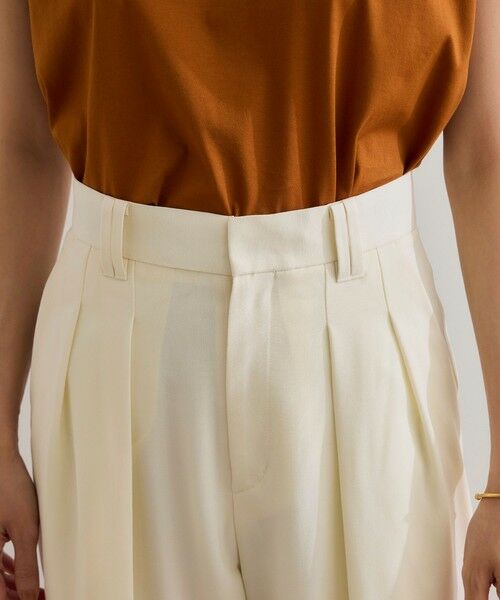 ROPE' / ロペ その他パンツ | 【撥水】ウールタックトラウザーパンツ【雑誌掲載】 | 詳細20