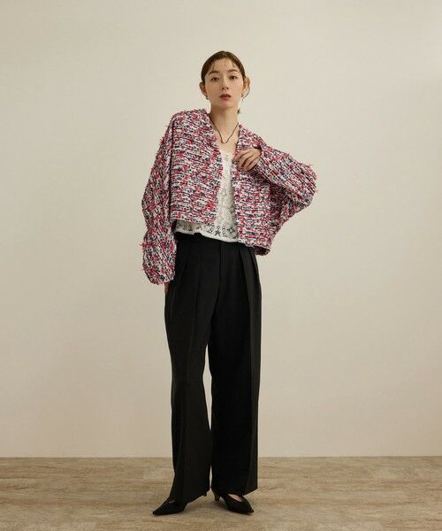 ROPE' / ロペ その他パンツ | 【撥水】ウールタックトラウザーパンツ【雑誌掲載】 | 詳細28