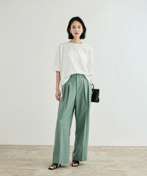 ROPE' / ロペ その他パンツ | 【撥水】ウールタックトラウザーパンツ【雑誌掲載】 | 詳細5