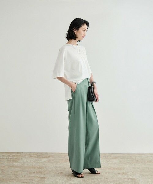 ROPE' / ロペ その他パンツ | 【撥水】ウールタックトラウザーパンツ【雑誌掲載】 | 詳細6