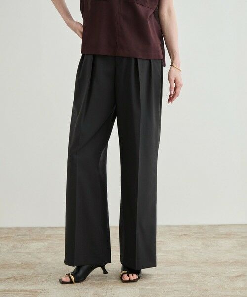 ROPE' / ロペ その他パンツ | 【撥水】ウールタックトラウザーパンツ【雑誌掲載】 | 詳細7