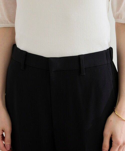 ROPE' / ロペ その他パンツ | トリアセバックサテン テーパードパンツ【オフィス/通勤/セットアップ対応】/洗える | 詳細11