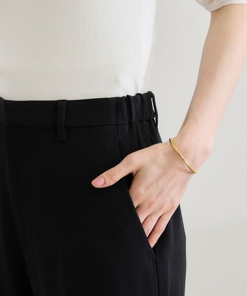 ROPE' / ロペ その他パンツ | トリアセバックサテン テーパードパンツ【オフィス/通勤/セットアップ対応】/洗える | 詳細12