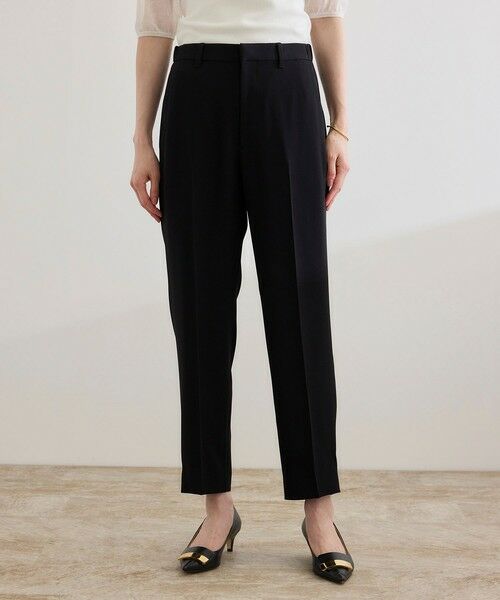 ROPE' / ロペ その他パンツ | トリアセバックサテン テーパードパンツ【オフィス/通勤/セットアップ対応】/洗える | 詳細7