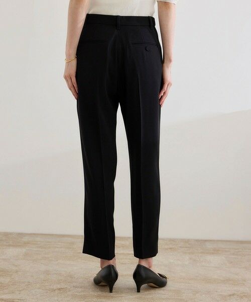 ROPE' / ロペ その他パンツ | トリアセバックサテン テーパードパンツ【オフィス/通勤/セットアップ対応】/洗える | 詳細9