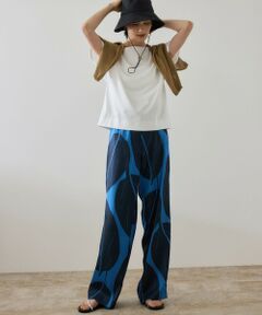 ROPE' / ロペ その他パンツ | 【洗える】【DEVEAUX（デヴォー）】エクスペンド リーフイージーパンツ