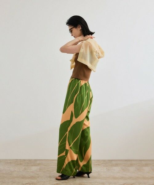 ROPE' / ロペ その他パンツ | 【洗える】【DEVEAUX（デヴォー）】エクスペンド リーフイージーパンツ | 詳細1