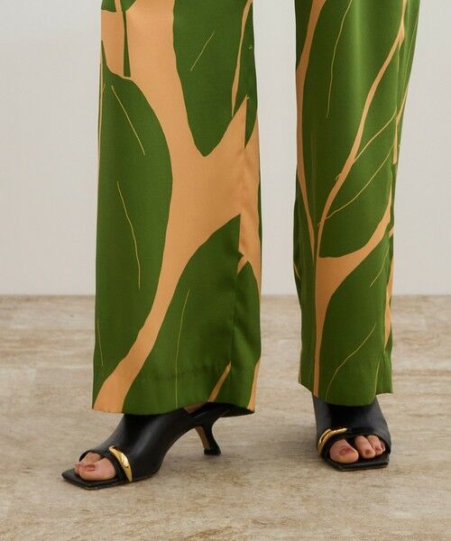 ROPE' / ロペ その他パンツ | 【洗える】【DEVEAUX（デヴォー）】エクスペンド リーフイージーパンツ | 詳細15