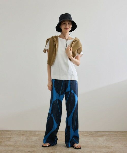 ROPE' / ロペ その他パンツ | 【洗える】【DEVEAUX（デヴォー）】エクスペンド リーフイージーパンツ | 詳細3