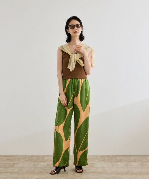 ROPE' / ロペ その他パンツ | 【洗える】【DEVEAUX（デヴォー）】エクスペンド リーフイージーパンツ | 詳細7