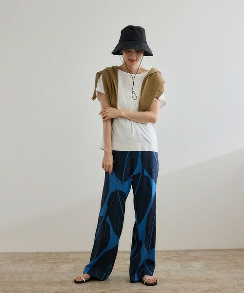 ROPE' / ロペ その他パンツ | 【洗える】【DEVEAUX（デヴォー）】エクスペンド リーフイージーパンツ | 詳細8