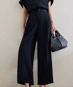 ROPE' / ロペ その他パンツ | 【洗える・カセット服】ライトトリアセイージーワイドパンツ/お仕事・通勤・セットアップ対応