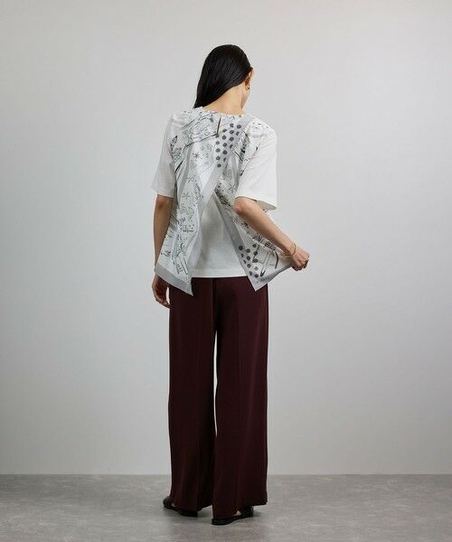 ROPE' / ロペ その他パンツ | 【洗える・カセット服】ライトトリアセイージーワイドパンツ/お仕事・通勤・セットアップ対応 | 詳細11