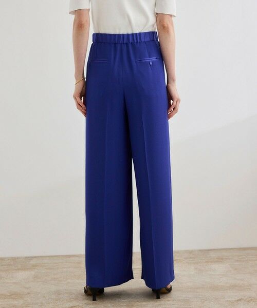 ROPE' / ロペ その他パンツ | 【洗える・カセット服】ライトトリアセイージーワイドパンツ/お仕事・通勤・セットアップ対応 | 詳細20