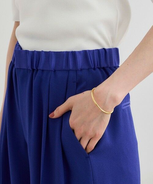 ROPE' / ロペ その他パンツ | 【洗える・カセット服】ライトトリアセイージーワイドパンツ/お仕事・通勤・セットアップ対応 | 詳細23