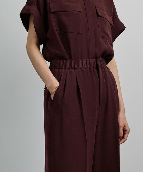 ROPE' / ロペ その他パンツ | 【洗える・カセット服】ライトトリアセイージーワイドパンツ/お仕事・通勤・セットアップ対応 | 詳細3