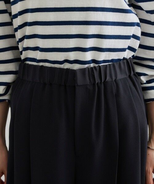 ROPE' / ロペ その他パンツ | 【洗える・カセット服・新色追加】バックサテンイージーワイドパンツ/お仕事・通勤・セットアップ対応 | 詳細22